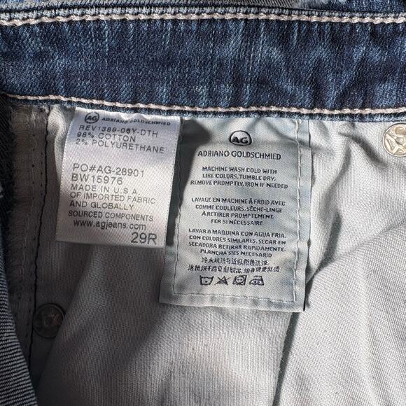 Ag Adriano Goldschmied The Legging Ankle Super Skinny Ankle Jeans Size 29R - Picture 9 of 10